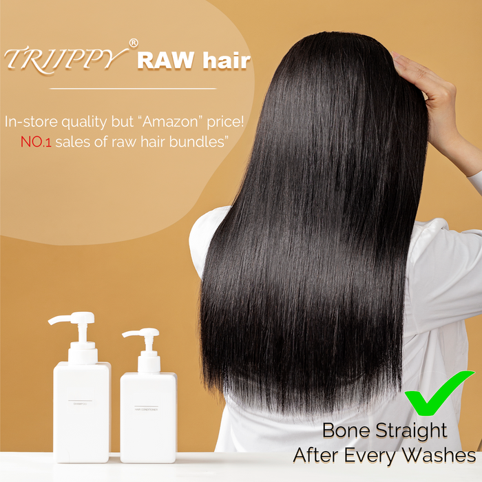 Raw Hair Bundles Bone Straight