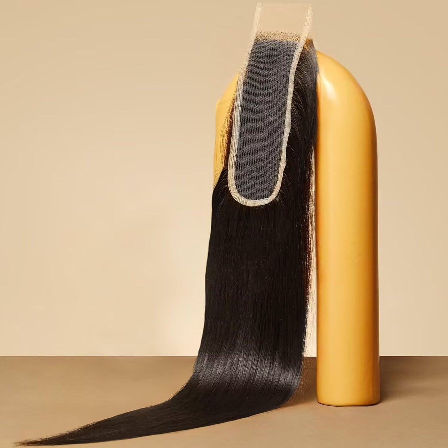 Triippy Raw Hair 2x6 HD Lace Closure Straight More Less Shedding than Regular Virgin Hair, 0.10mm Ultra-Thin 2x6 Swiss Real HD Lace with 100% Raw Cambodian Human Haires